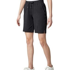 New Mondetta Womens Active Bermuda‎ Short Black XS Extra Small Pull-on Relaxed